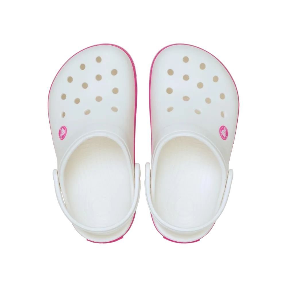 Sandália Infantil Crocs Crocband Clog 207005-6WU Branco 5
