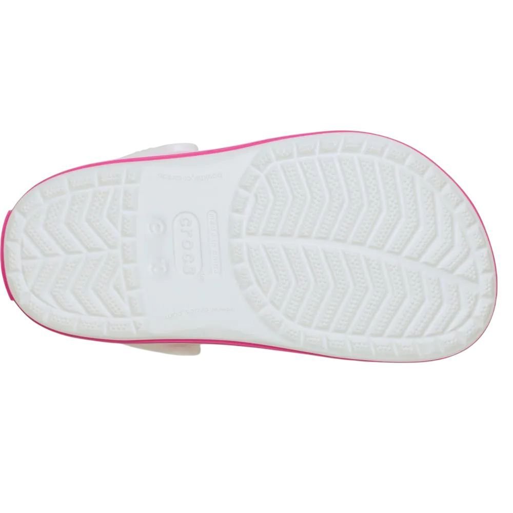Sandália Infantil Crocs Crocband Clog 207005-6WU Branco 6