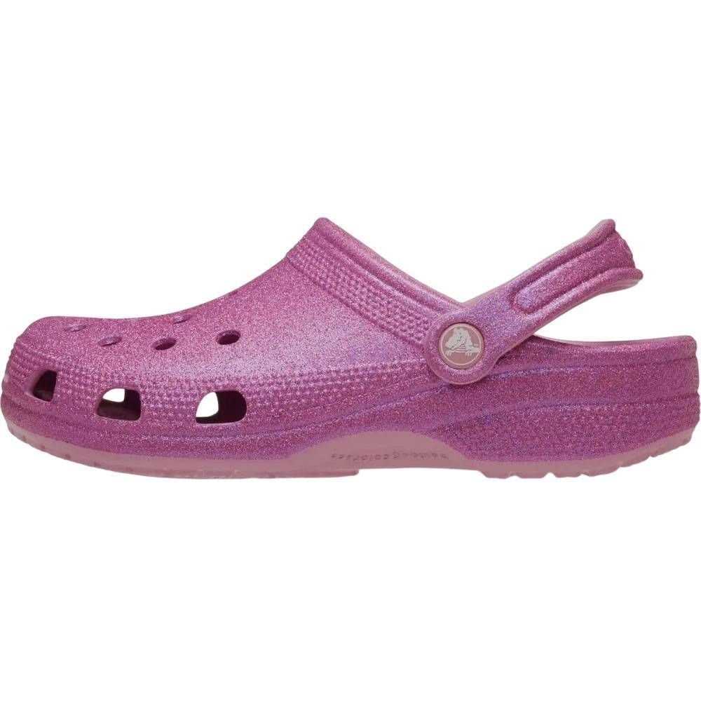 Sandália Crocs Classic Iridescent Glitter Feminino 211005-5BX Rosa 2