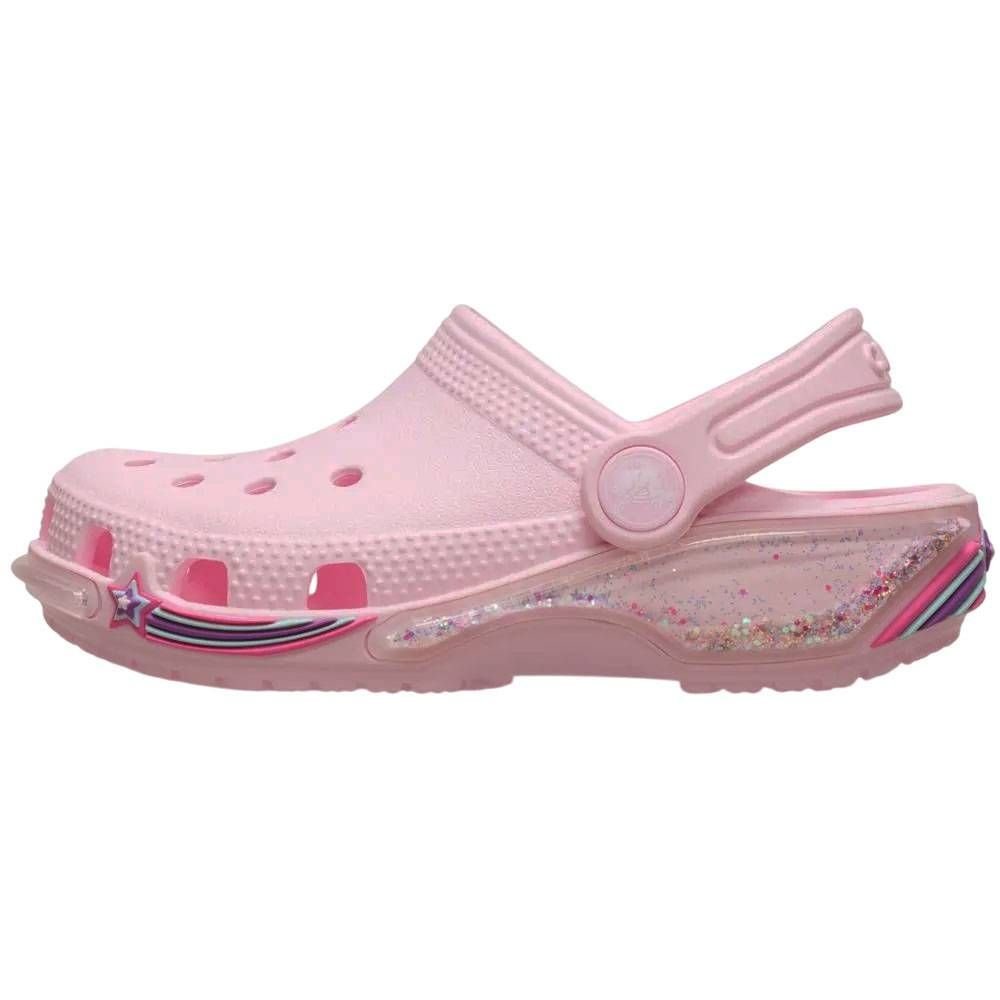 Sandália Inf Crocs Classic Star Sparkle Shaker 211620-6ZW Rosa 2