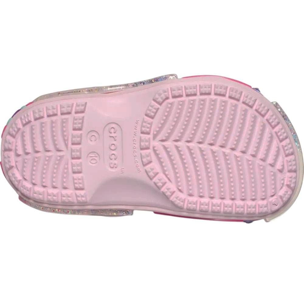 Sandália Inf Crocs Classic Star Sparkle Shaker 211620-6ZW Rosa 7