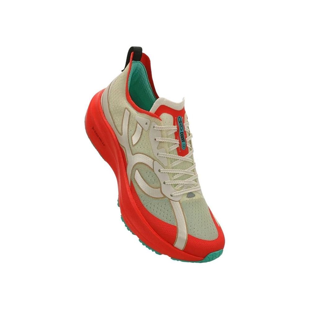 Tênis Olympikus Corre 4 Unissex 43720366-ALGSOL Creme/Vermelho 3