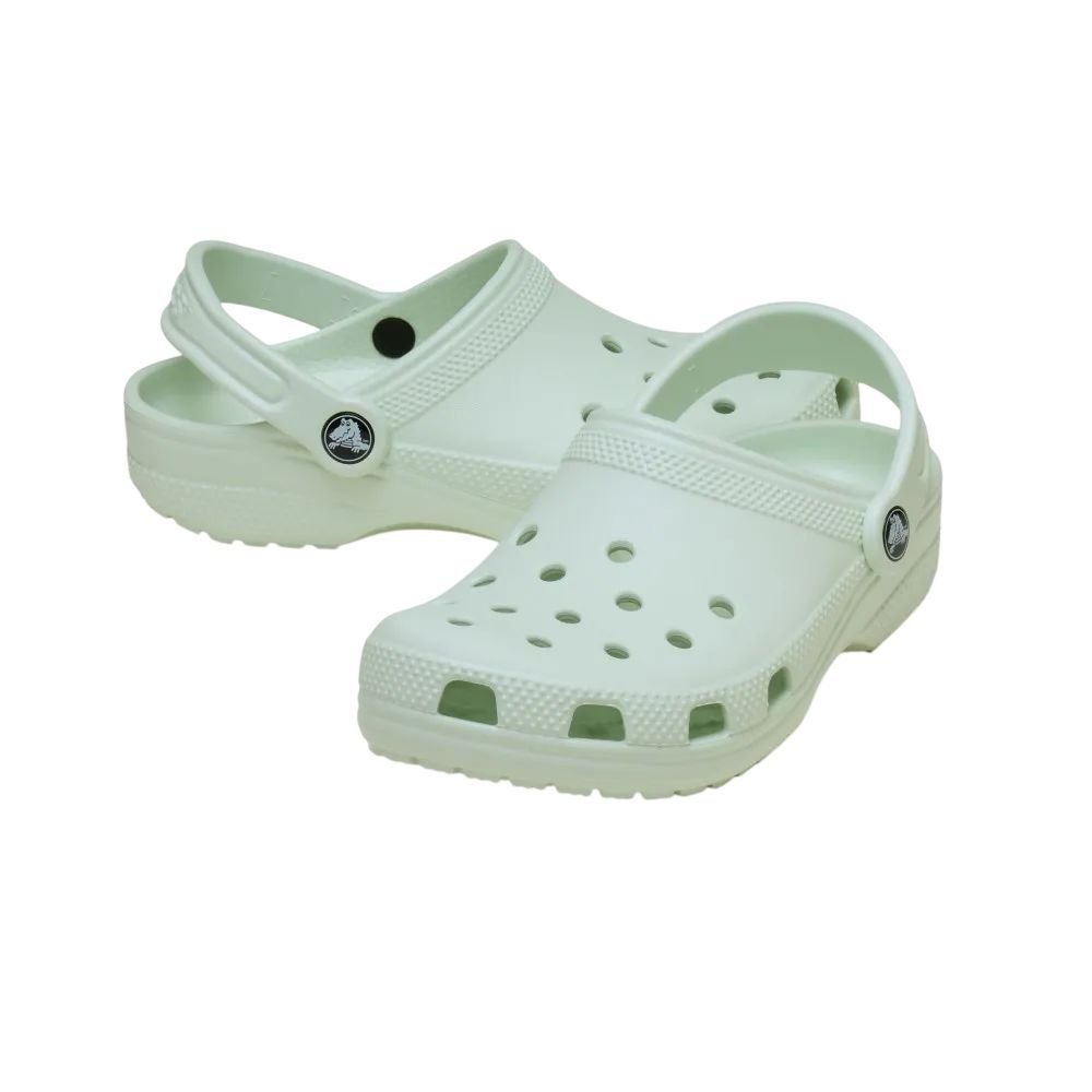 Sandália Juvenil Crocs Classic Clog K 206991-3YF Branco 4