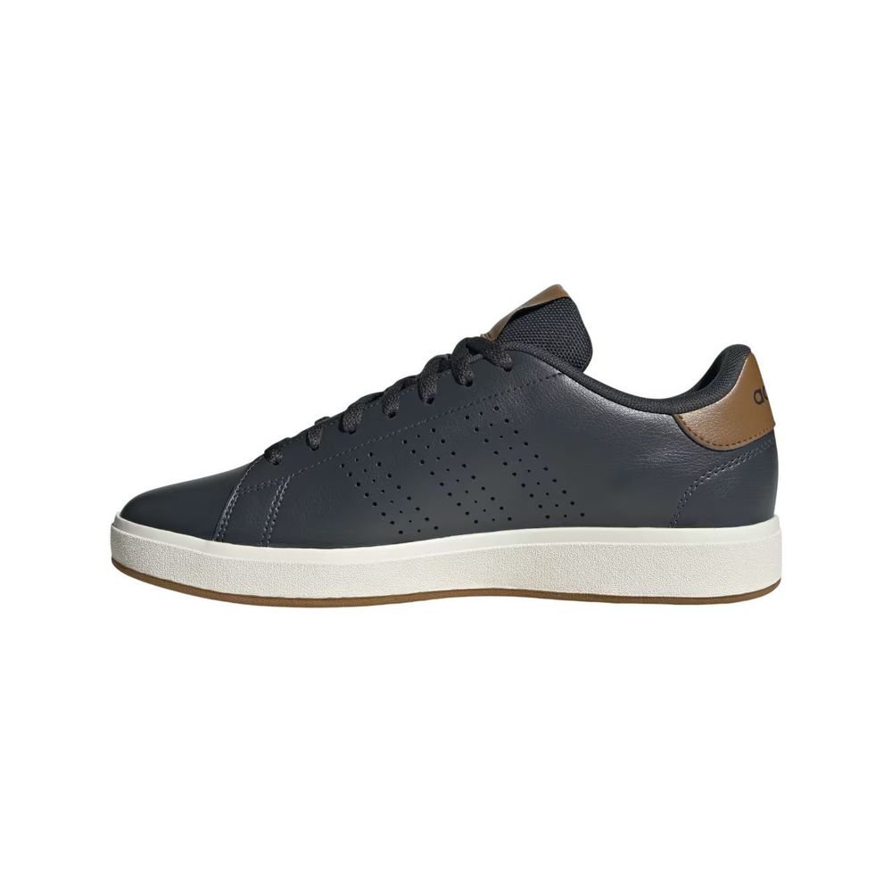 Tênis Adidas Advantage Base 2.0 Masculino HQ0248 Preto/Marrom 2