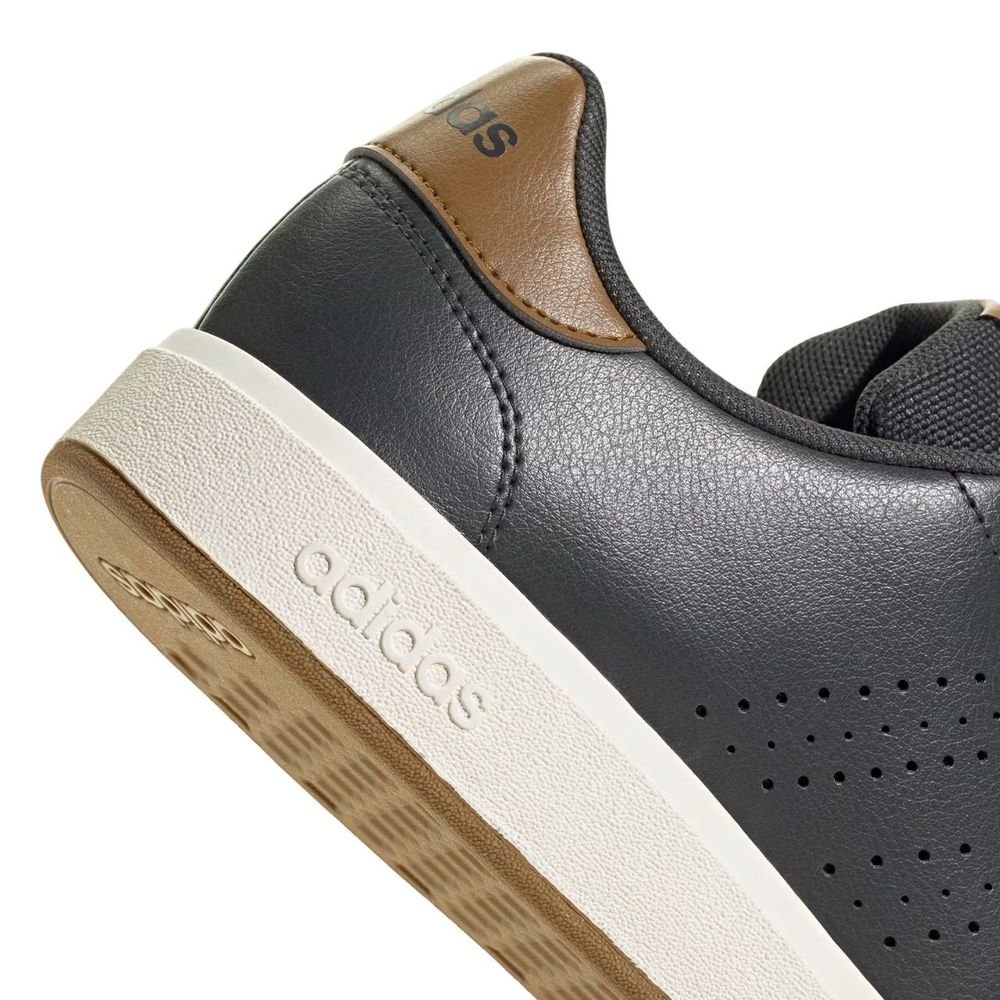 Tênis Adidas Advantage Base 2.0 Masculino HQ0248 Preto/Marrom 8