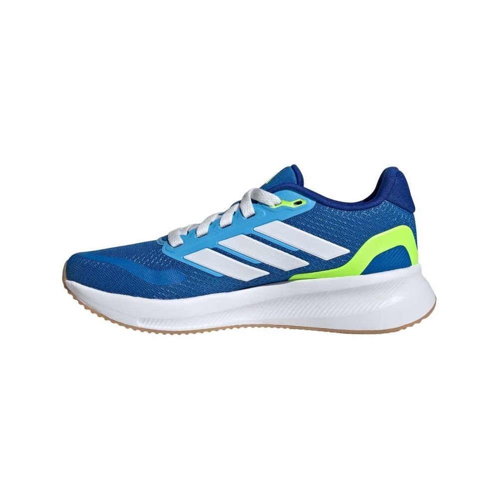 Tênis Juvenil Adidas Runfalcon JQ8137 Azul/Verde 2