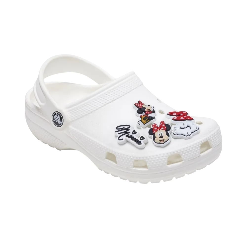 Broche Crocs Minnie Dress 5 Pcs Unissex 10014479-9999 Branco/Vermelho 2
