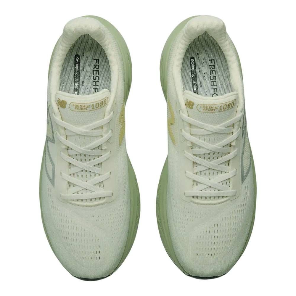 Tênis New Balance 1080 V14 Masculino M108014L Creme/Verde Claro 4