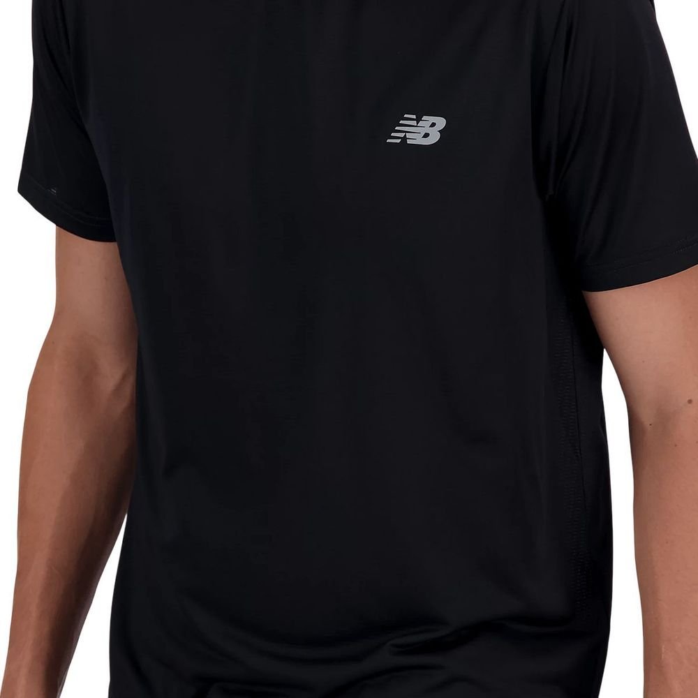 Camiseta New Balance M/C Sport Essentials Masc MT41222B-BK Preto 3