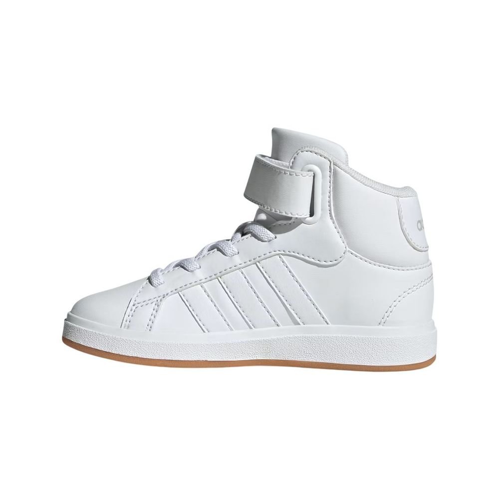 Tênis Juvenil Adidas Grand Court Mid JR0803 Branco 2