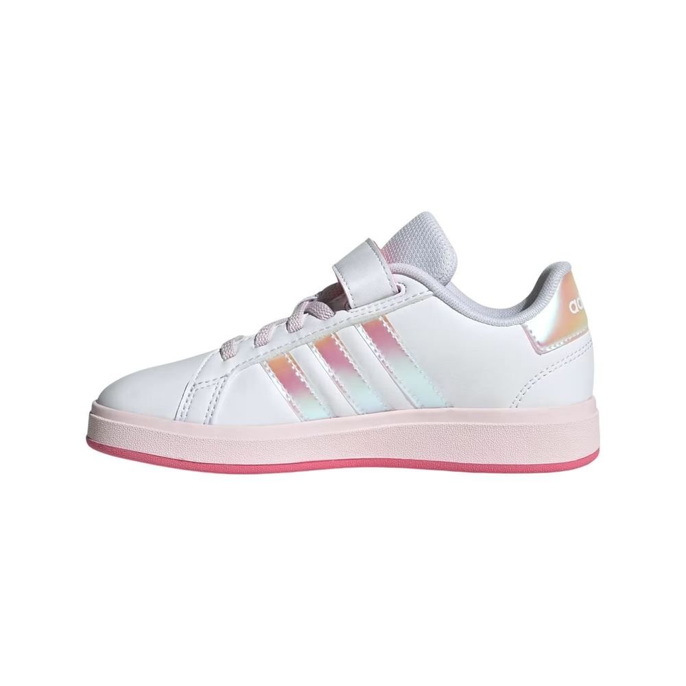 Tênis Juvenil Adidas Grand Court 2.0 JS3939 Branco/Rosa 2