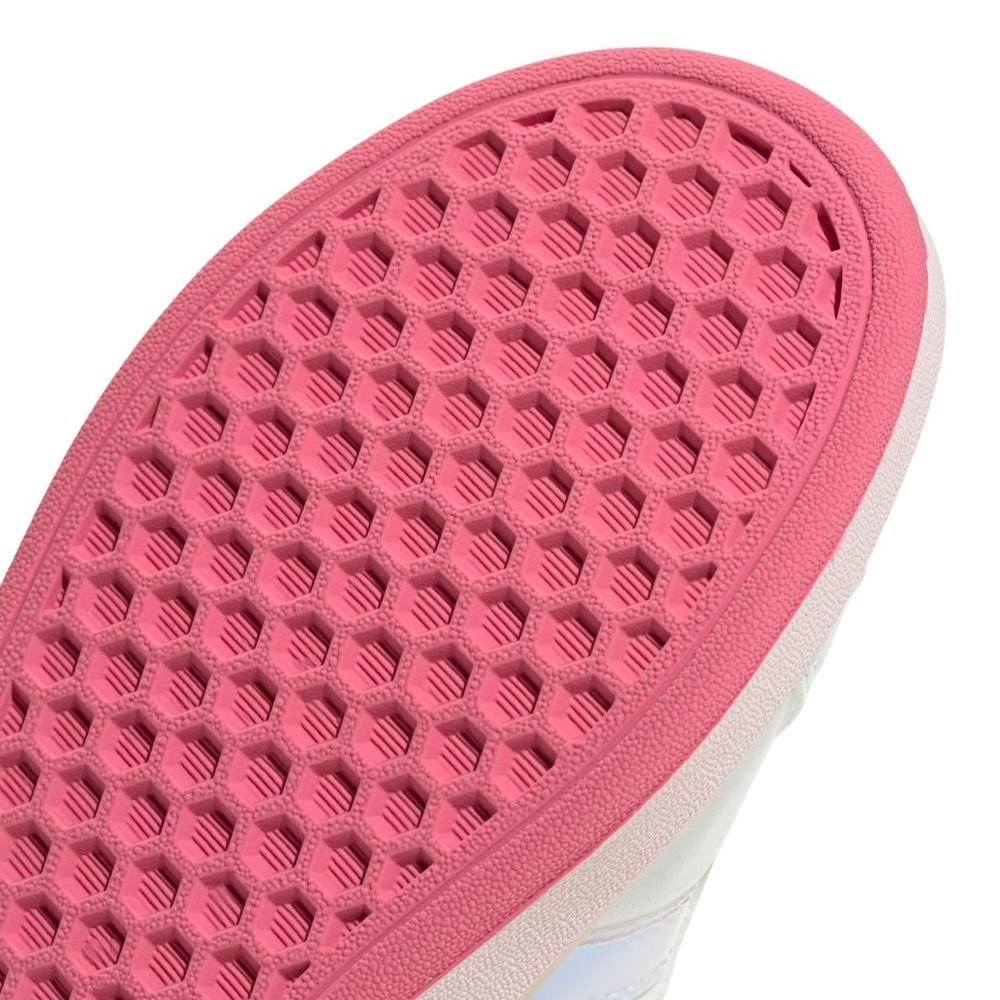 Tênis Juvenil Adidas Grand Court 2.0 JS3939 Branco/Rosa 7