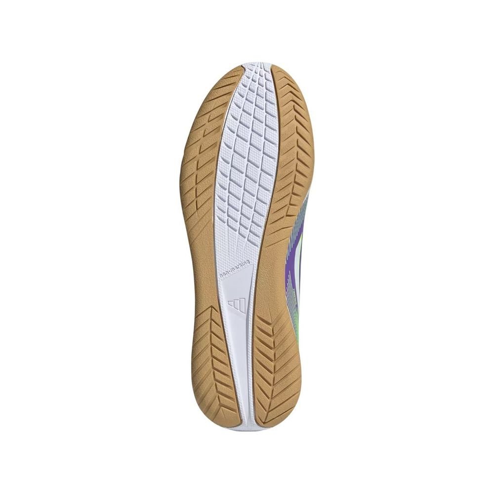 Chuteira Juvenil Adidas Futsal F50 Club JI0042 Roxo/Verde Claro 8