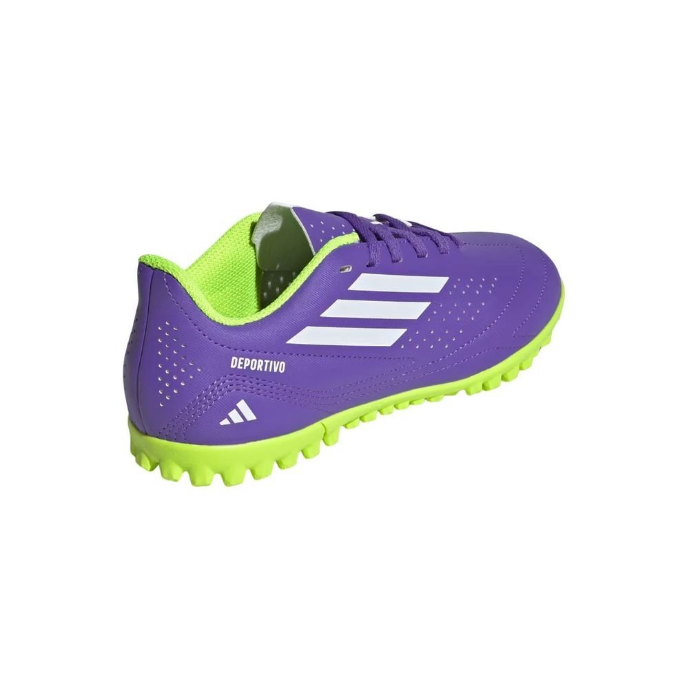Chuteira Juvenil Adidas Society Deportivo III JS0185 Roxo/Verde 3
