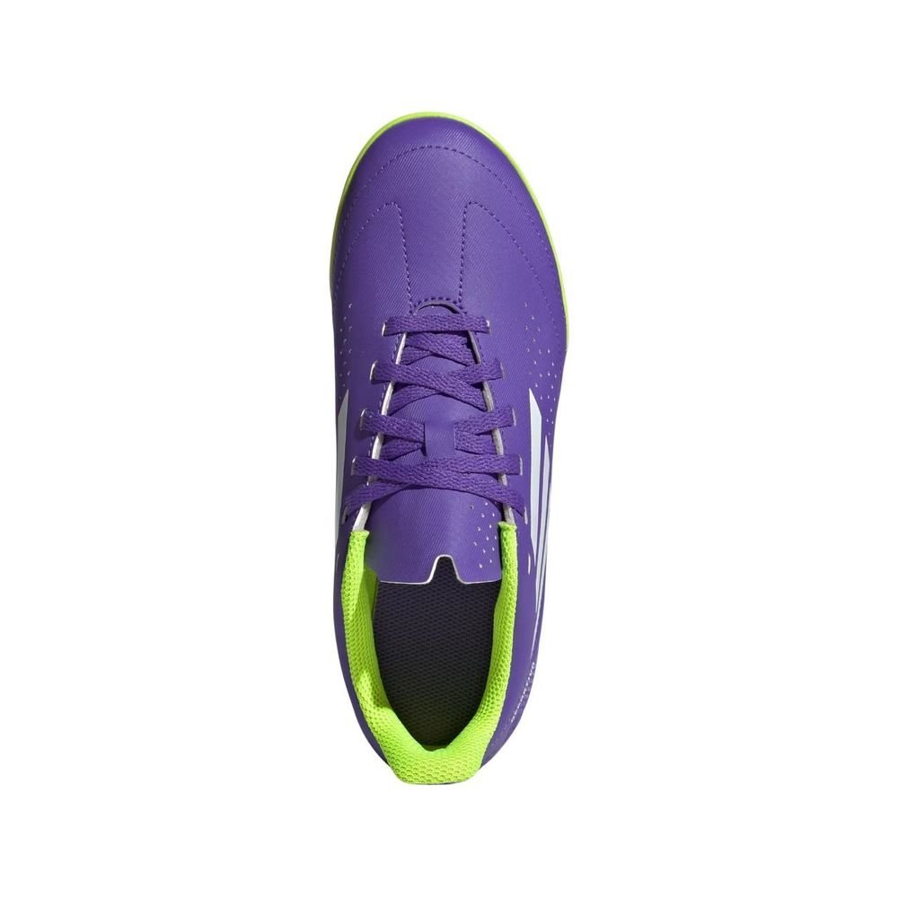 Chuteira Juvenil Adidas Society Deportivo III JS0185 Roxo/Verde 6