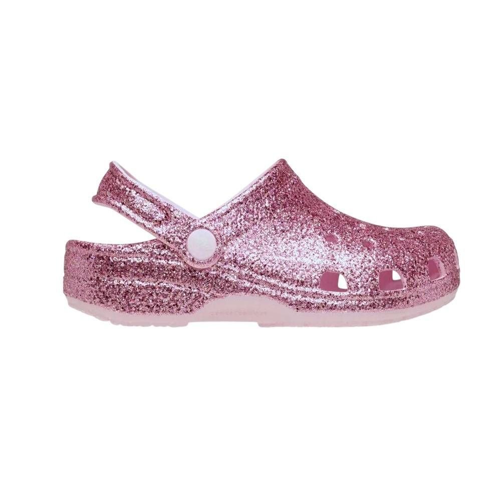 Sandália Inf Crocs Classic Chunky Glitter Clog T 211940-6ZW