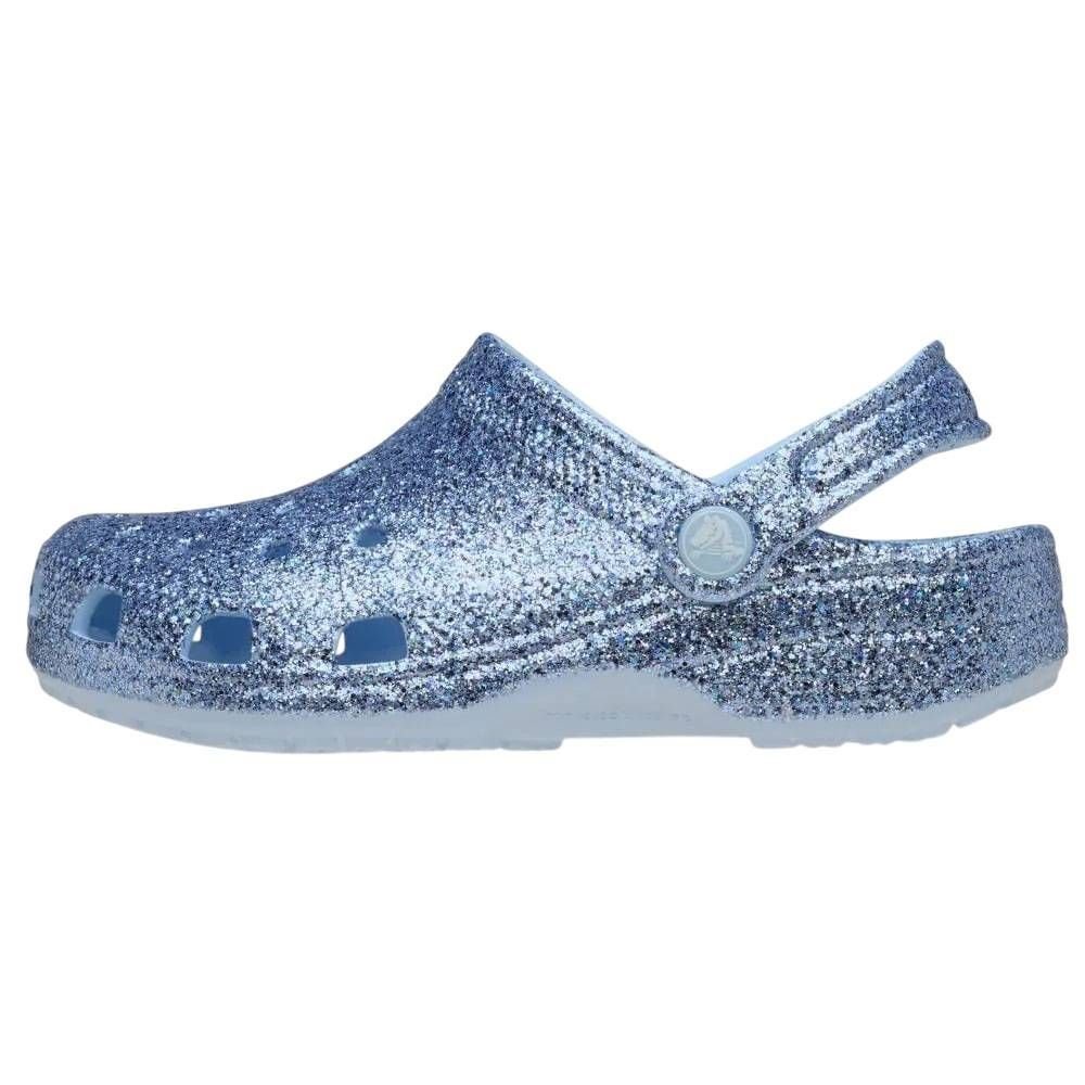 Sandália Juvenil Crocs Classic Chunky Glitter Cg K 211939-4WK Azul 4