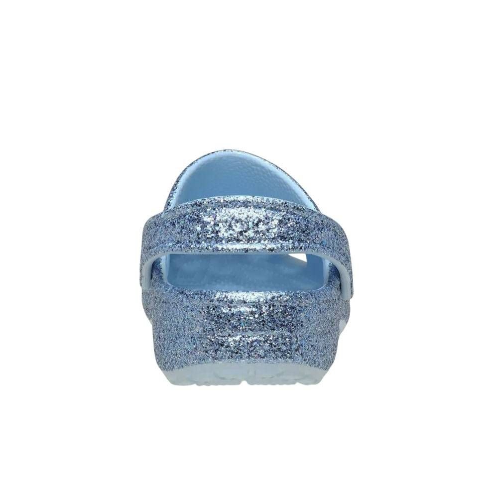 Sandália Inf Crocs Classic Chunky Glitter Clog T 211940-4WK Azul 6