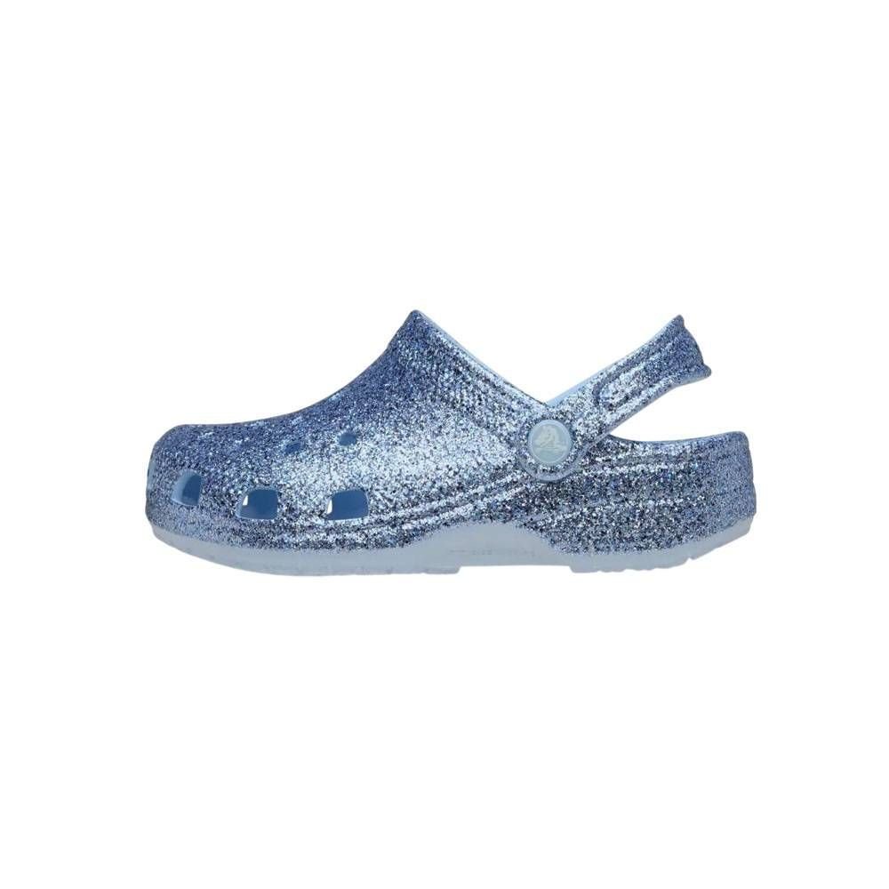 Sandália Inf Crocs Classic Chunky Glitter Clog T 211940-4WK Azul 2