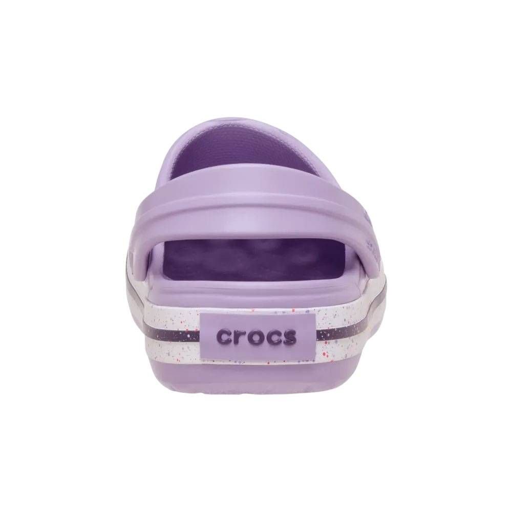 Sandália Juvenil Crocs Crocband Speckled Band CgK 211645-530 Lilás/Roxo 4