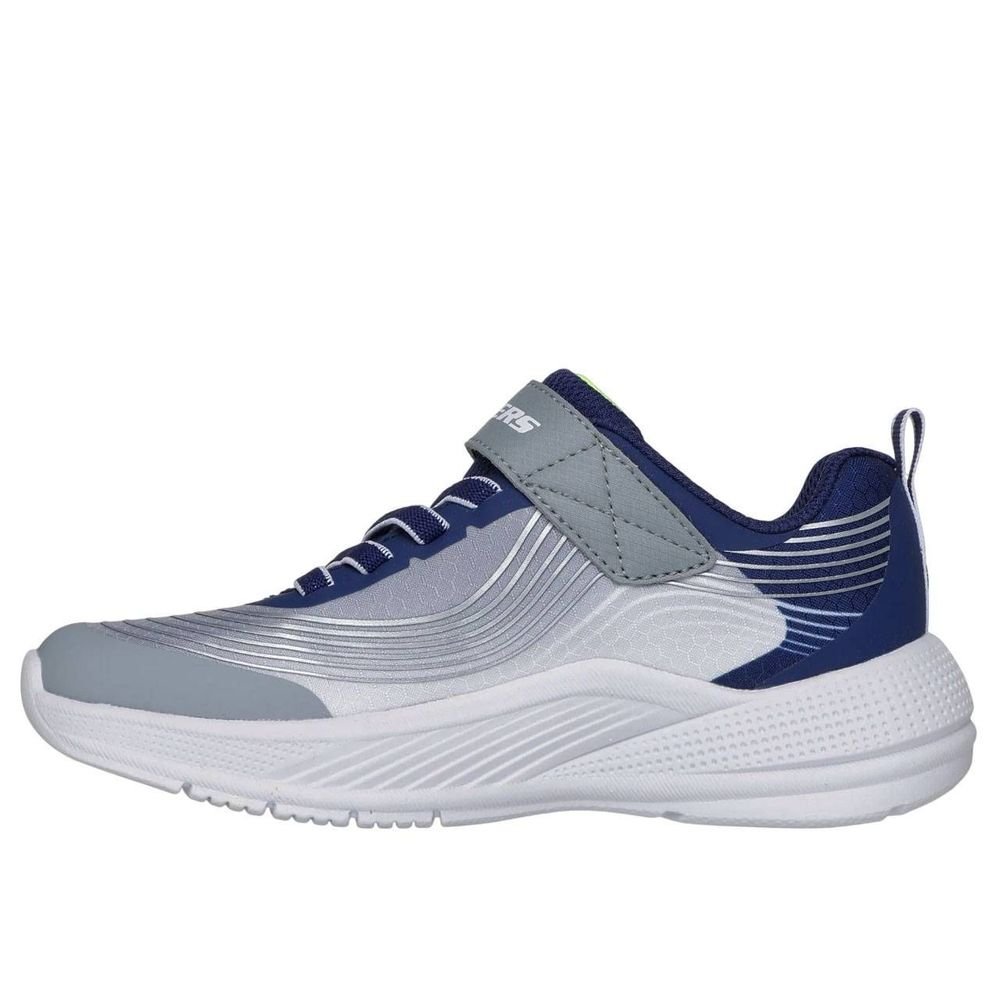 Tênis Juvenil Skechers Microspec Advance 403926L-NVLG Azul/Cinza 2