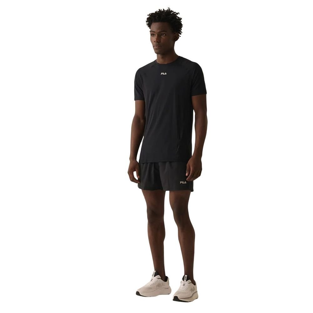 Shorts Fila Diamond Core Run 4 Masculino F11R00307-160 Preto/Branco 4