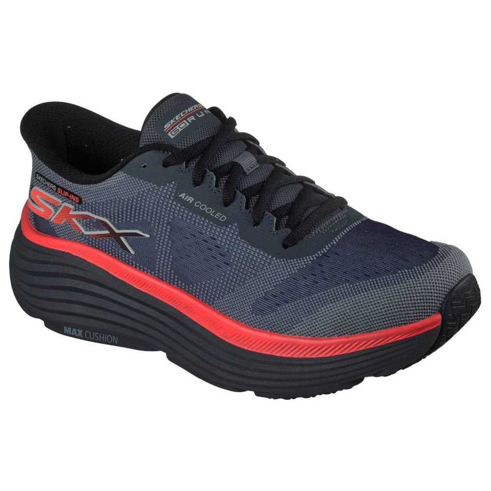 Tênis Skechers Max Cushioning Endeavour Exci Masc 220611-SLT Azul Marinho/Coral 3