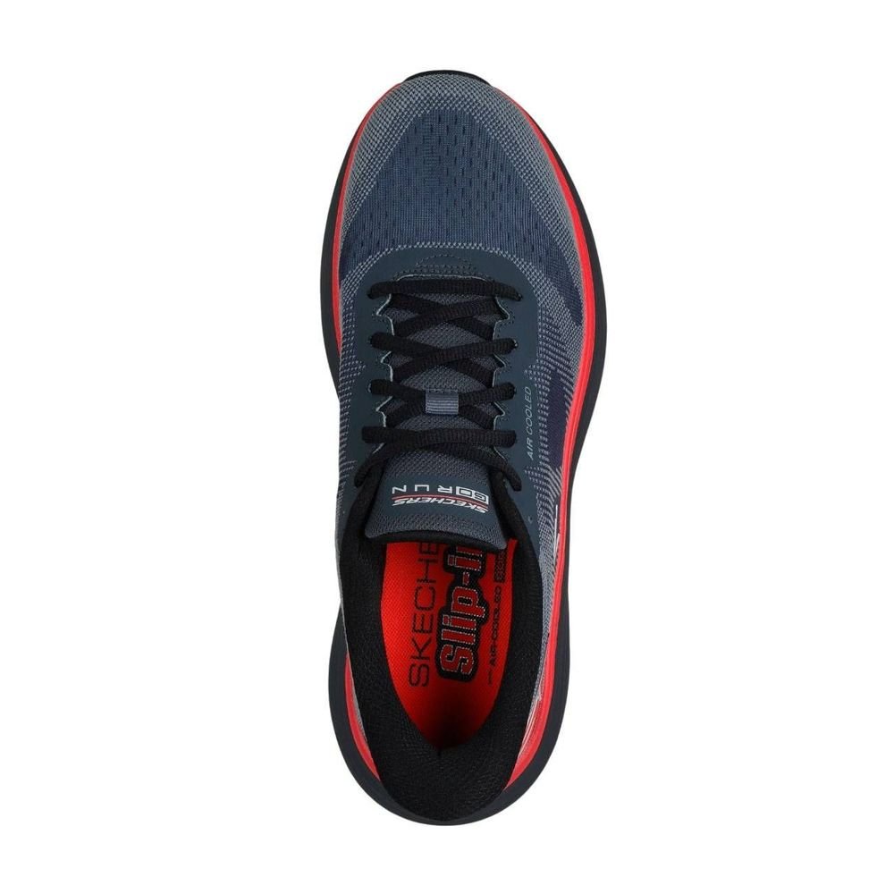Tênis Skechers Max Cushioning Endeavour Exci Masc 220611-SLT Azul Marinho/Coral 4
