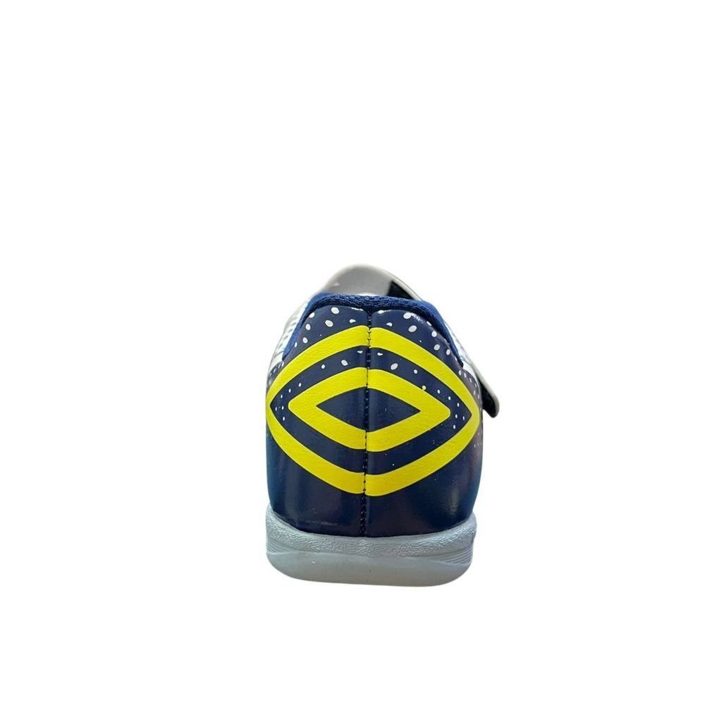 Chuteira Infantil Umbro Futsal Flip Kids U07FB00193-276 Branco/Azul 3