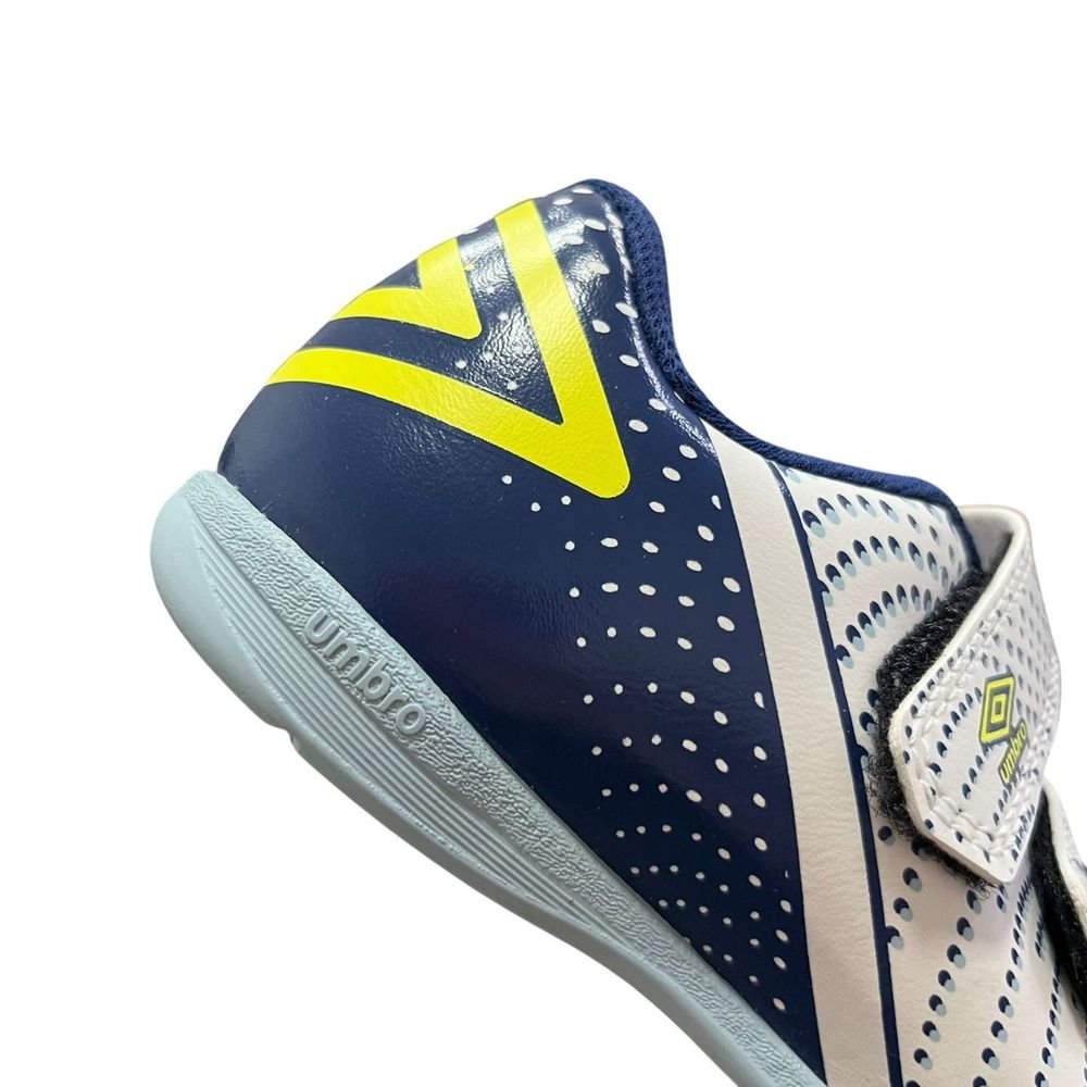 Chuteira Infantil Umbro Futsal Flip Kids U07FB00193-276 Branco/Azul 4