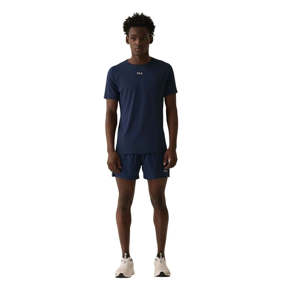 Shorts Fila Diamond Core Run 4 Masculino F11R00307-3354 Azul Marinho/Branco 5