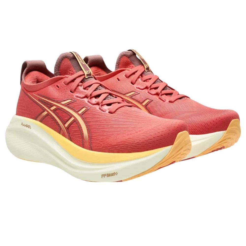 Tênis Asics Gel Nimbus 27 Feminino 1012B753-701 Coral/Laranja 3