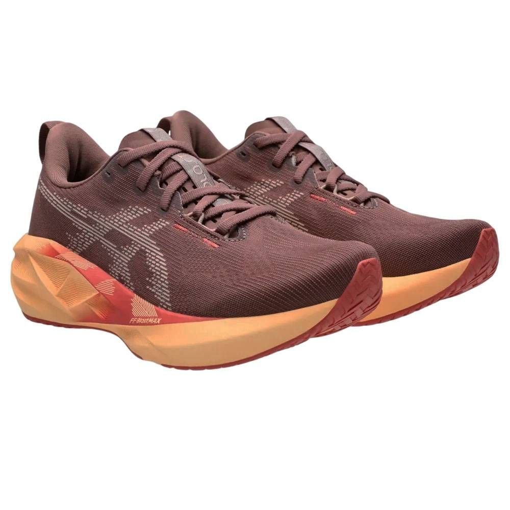 Tênis Asics Novablast 5 Feminino 1012B765-600 Bordô/Laranja 3