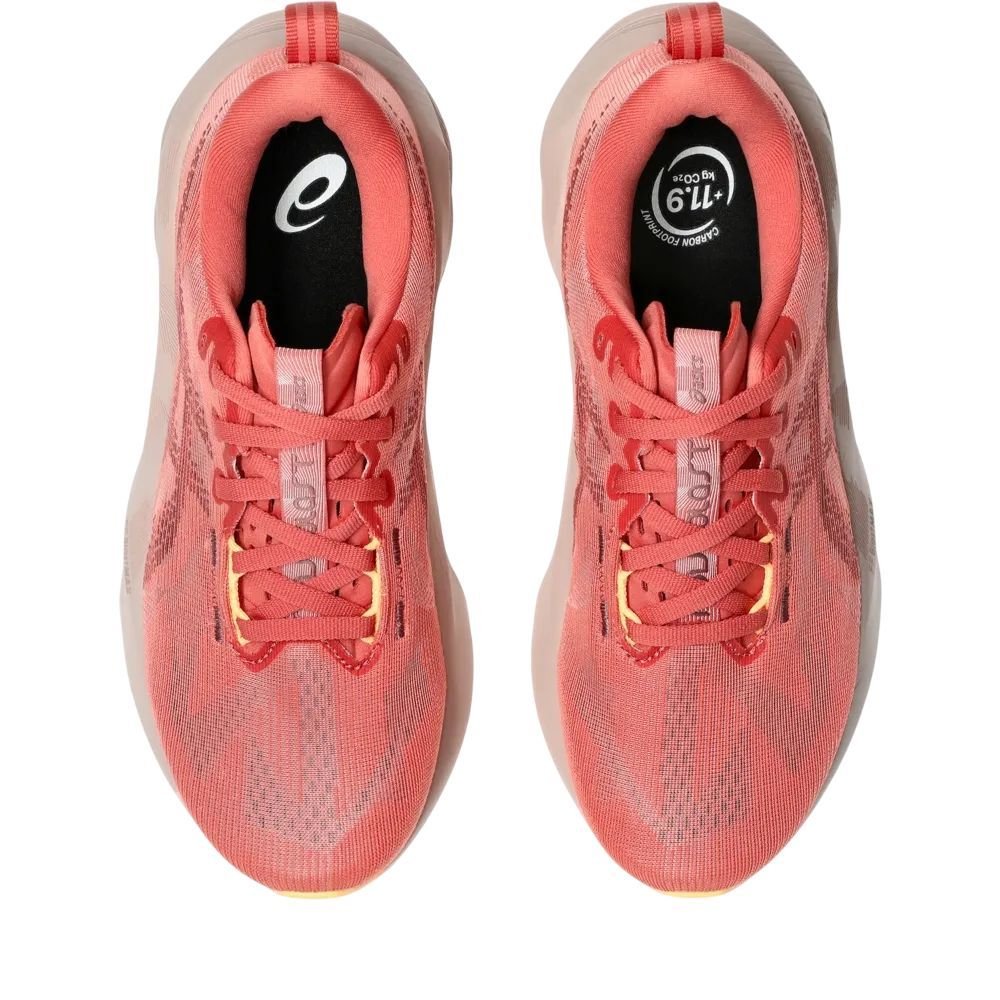 Tênis Asics Novablast 5 Feminino 1012B765-701 Coral/Bege 6