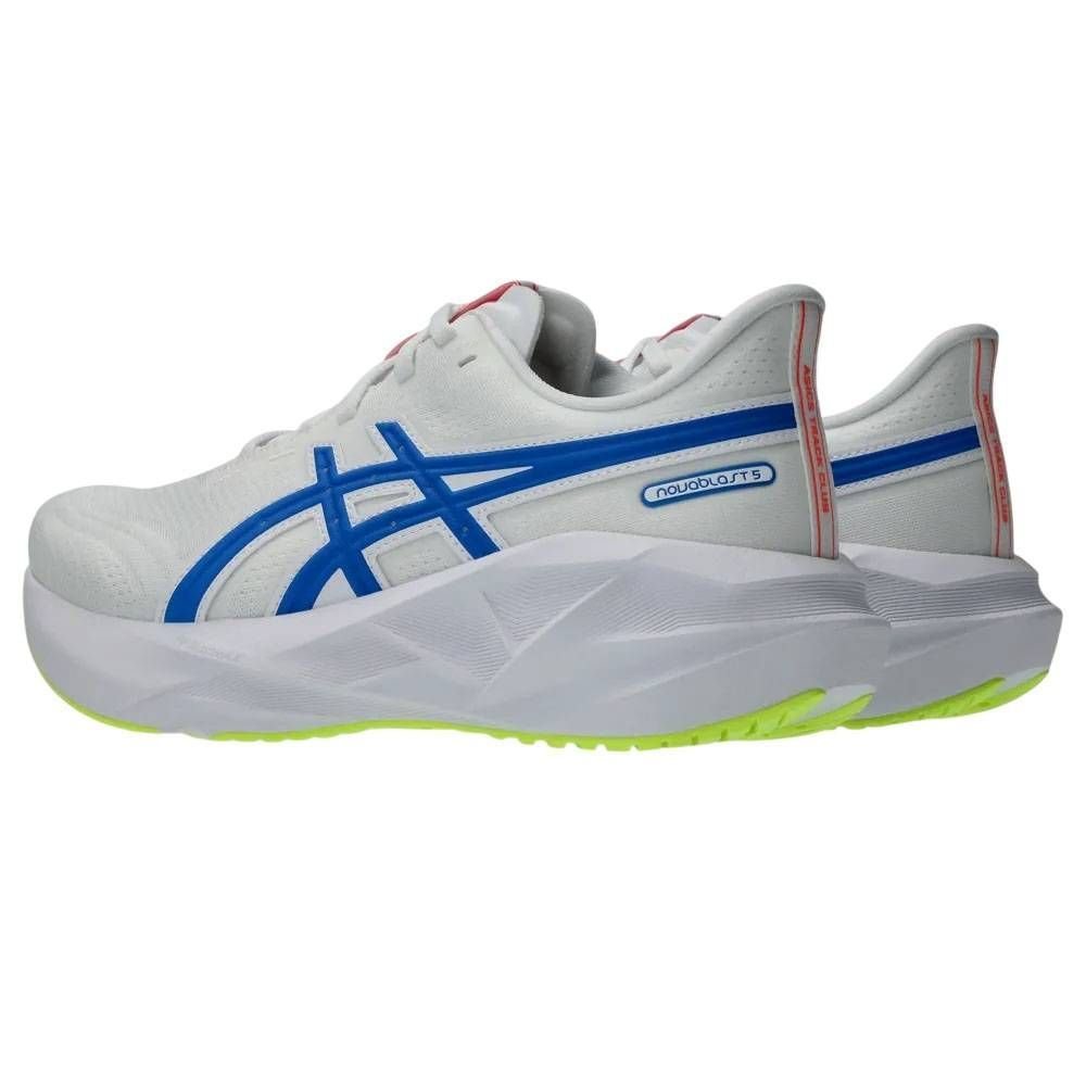 Tênis Asics Novablast 5 ATC Feminino 1012B909-100 Branco/Azul 4