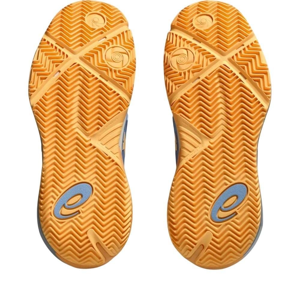 Tênis Asics Gel Resolution X Padel Feminino 1042A285-400 Azul Claro/Laranja 6