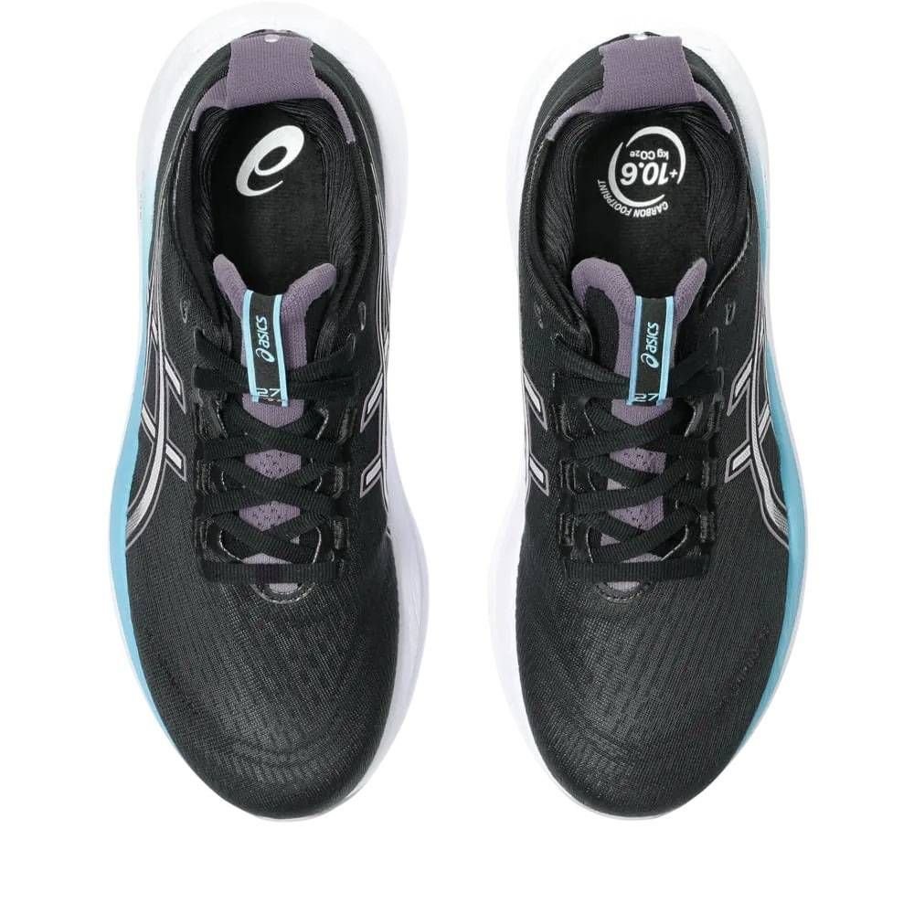 Tênis Asics Gel Nimbus 27 Feminino 1012B753-004 Preto/Azul Claro 4