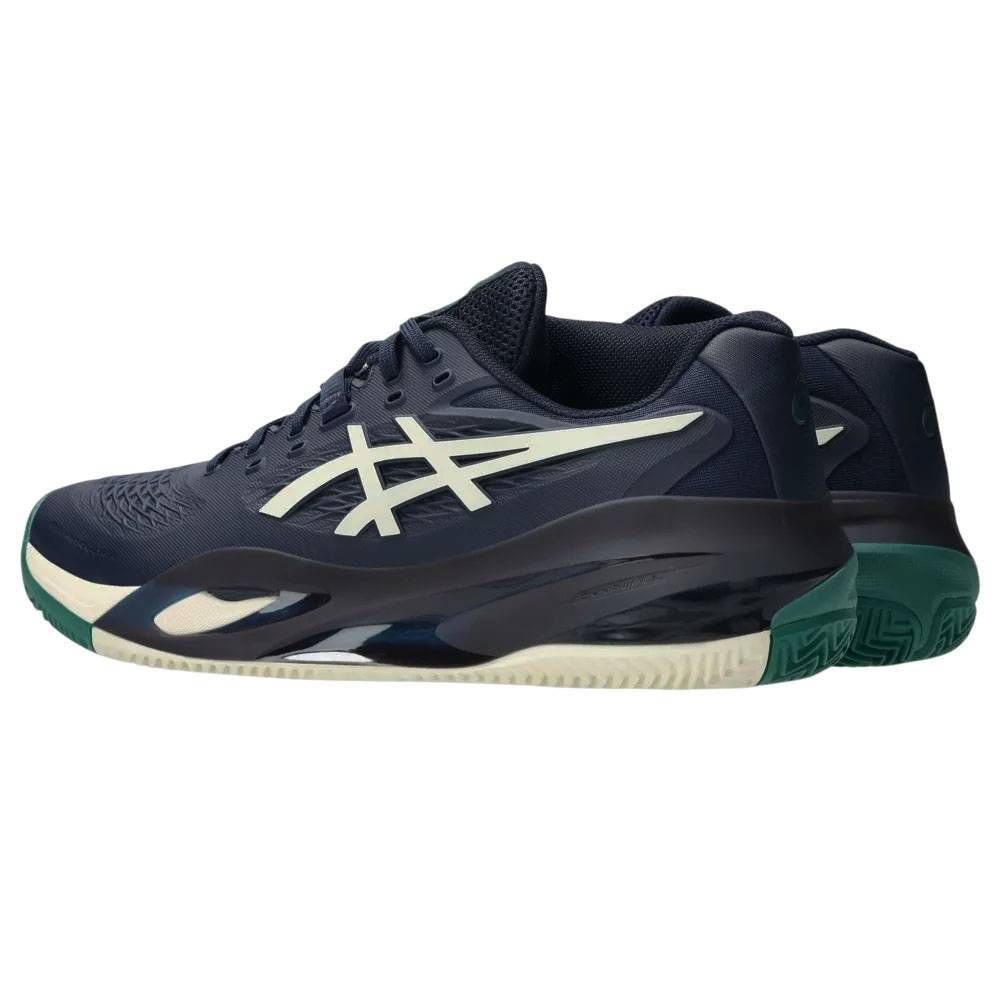 Tênis Asics Gel Resolution X Clay Masculino 1041A485-400 Azul Marinho/Verde Escuro 4