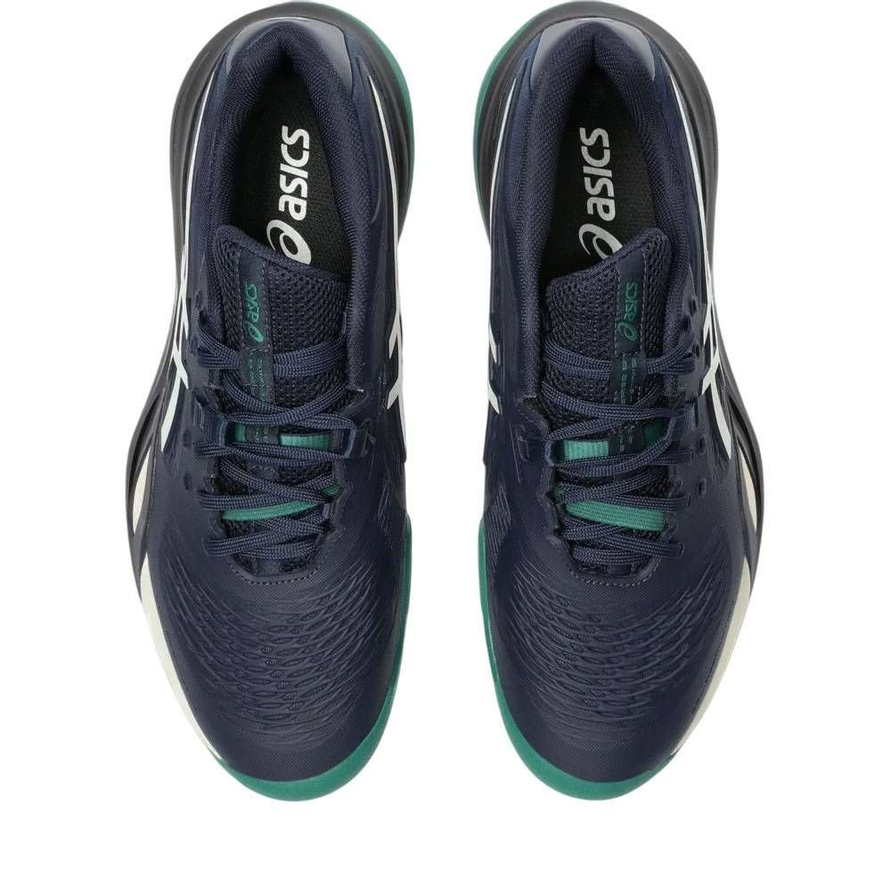 Tênis Asics Gel Resolution X Clay Masculino 1041A485-400 Azul Marinho/Verde Escuro 5