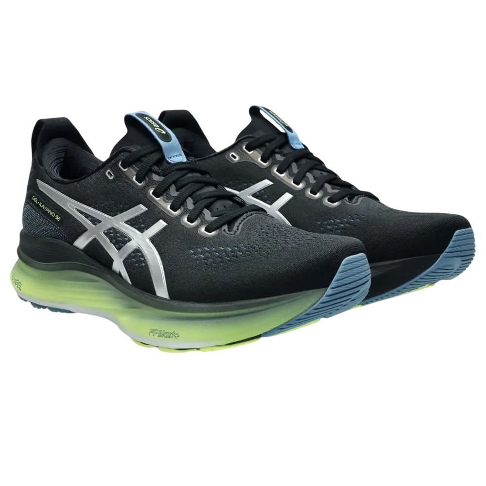 Tênis Asics Gel Kayano 32 Luxe Masculino 1011C130-001 Preto/Verde 3
