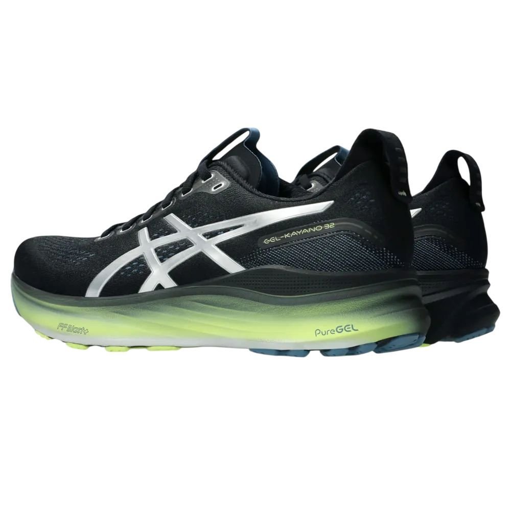 Tênis Asics Gel Kayano 32 Luxe Masculino 1011C130-001 Preto/Verde 4