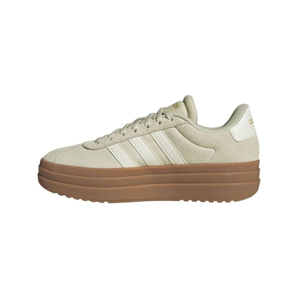 Tênis Adidas VL Court Bold Feminino JQ5633 Creme/Marrom 2