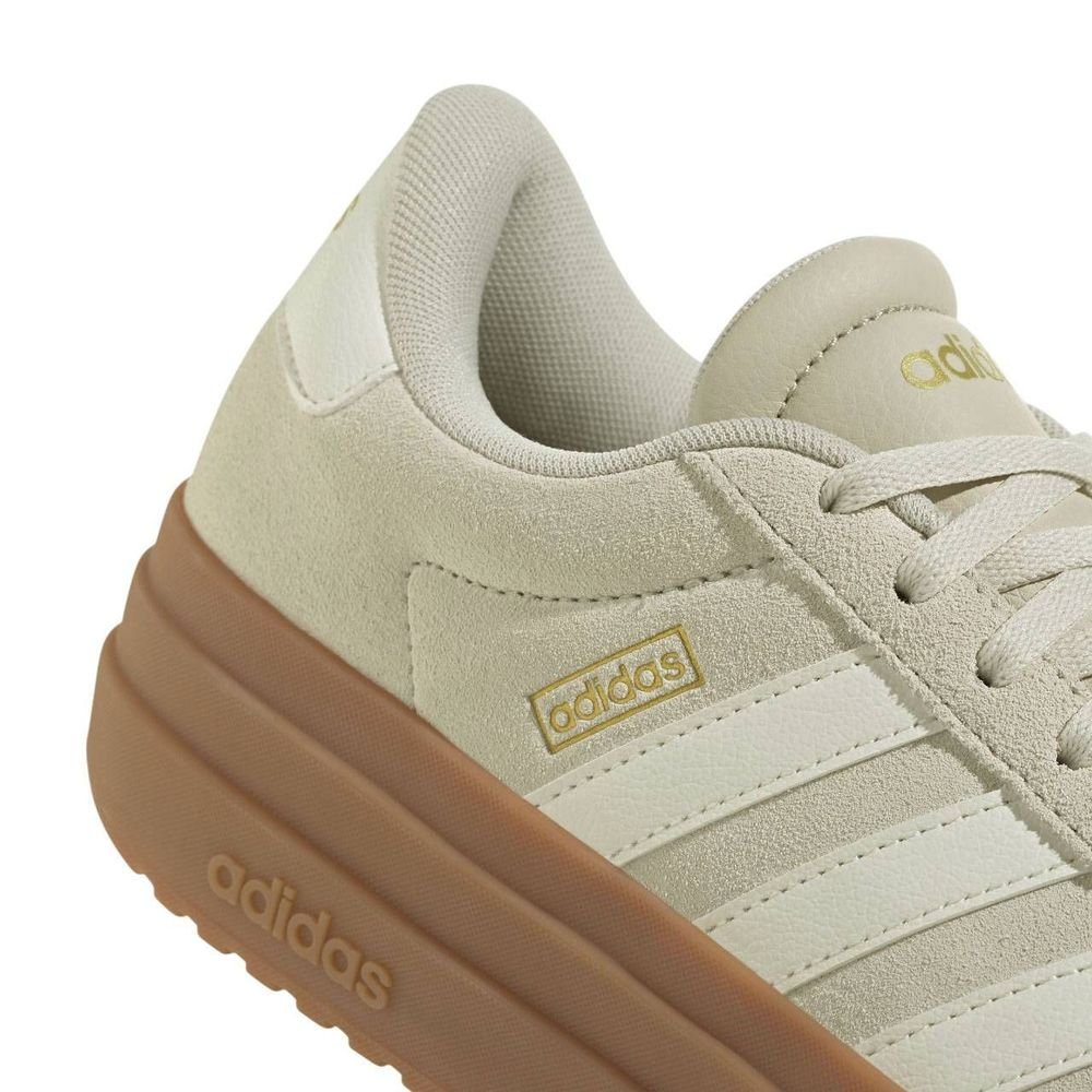 Tênis Adidas VL Court Bold Feminino JQ5633 Creme/Marrom 5