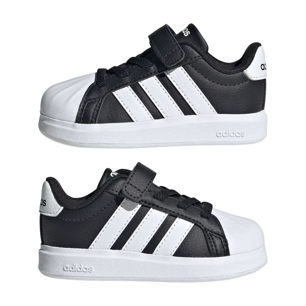 Tênis Infantil Adidas Street Talk JQ8605 Preto/Branco 7