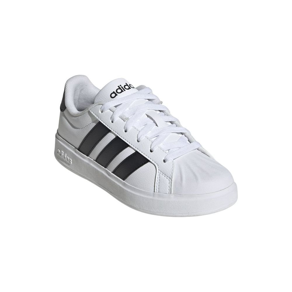 Tênis Juvenil Adidas Street Talk JQ6146 Branco/Preto 3