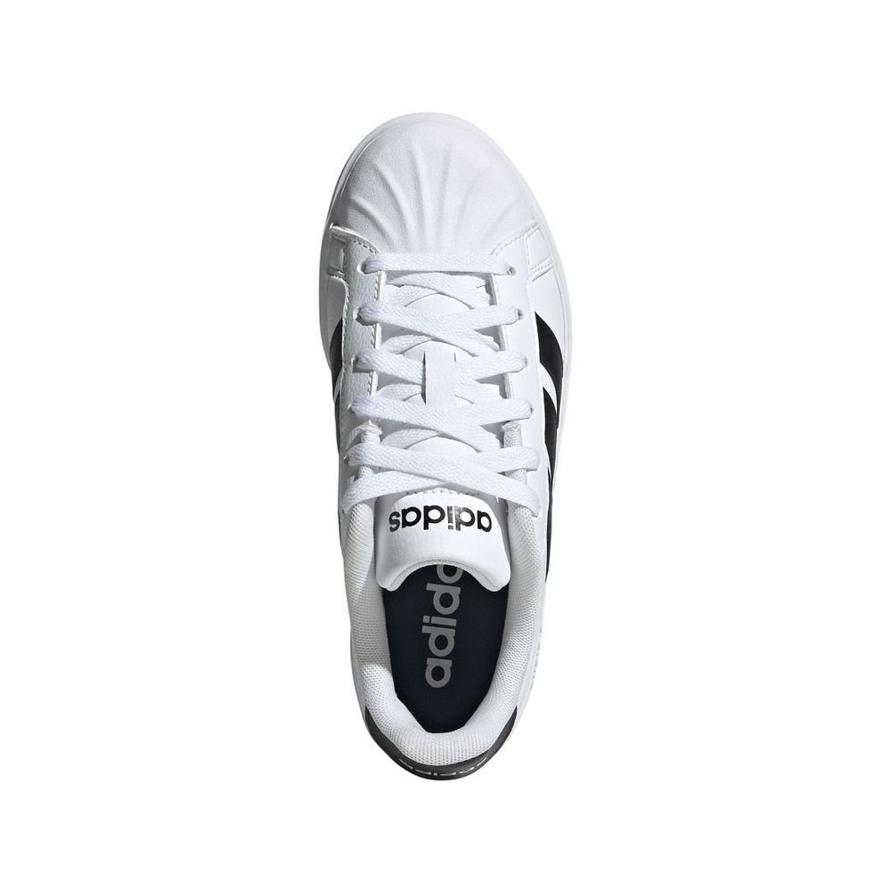Tênis Juvenil Adidas Street Talk JQ6146 Branco/Preto 6