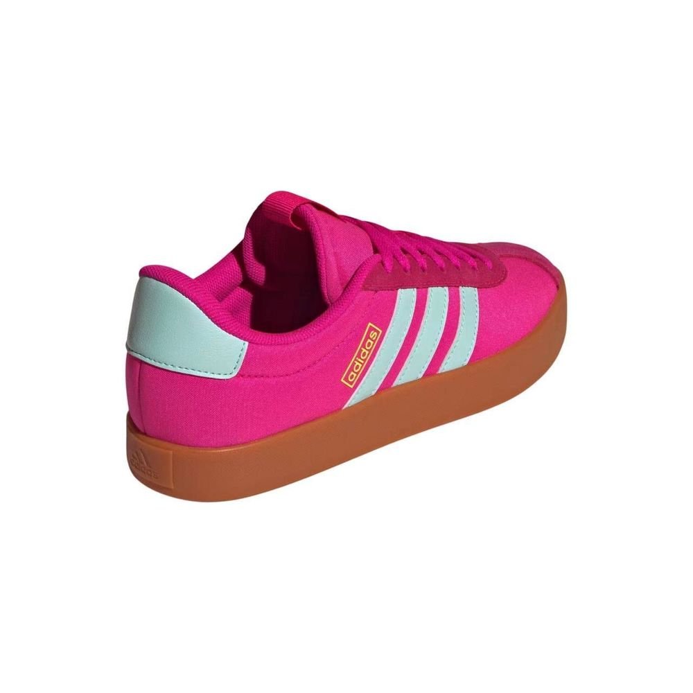 Tênis Adidas VL Court 3.0 Feminino JS2055 Rosa/Azul Claro 3