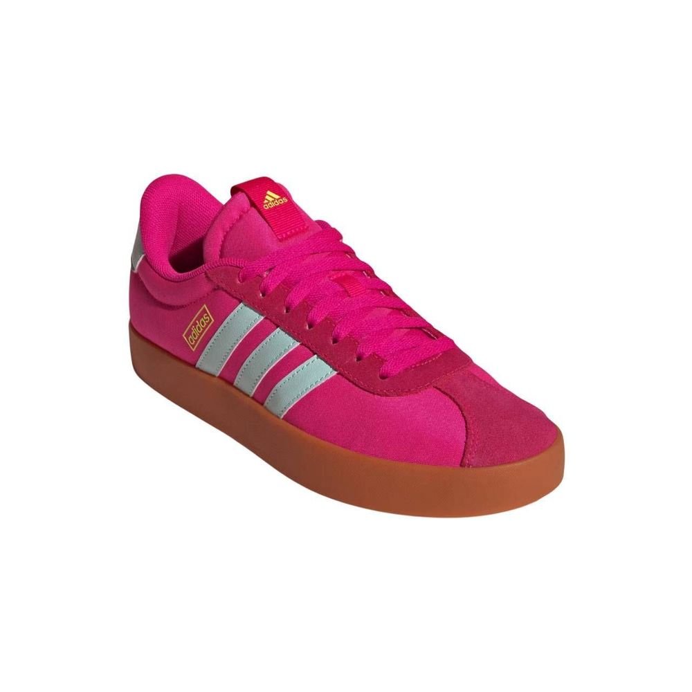 Tênis Adidas VL Court 3.0 Feminino JS2055 Rosa/Azul Claro 4