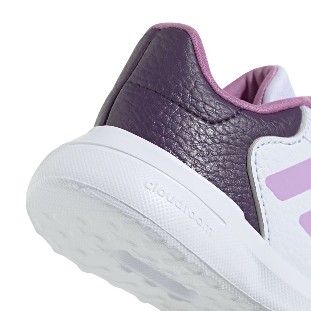 Tênis Infantil Adidas Tensaur Run 3.0 JR6053 Branco/Roxo 8