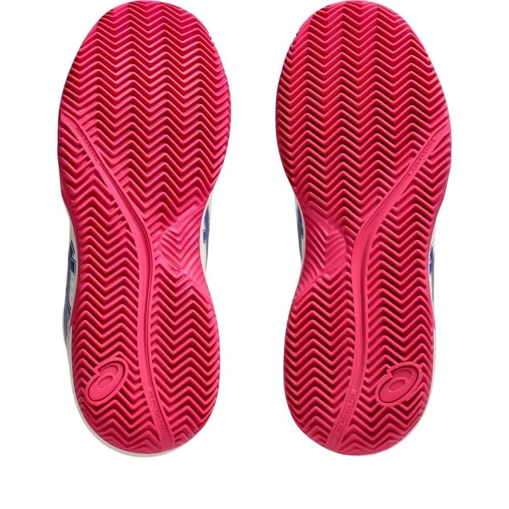 Tênis Asics Gel Dedicate 8 Clay Feminino 1042A255-105 Creme/Rosa 7